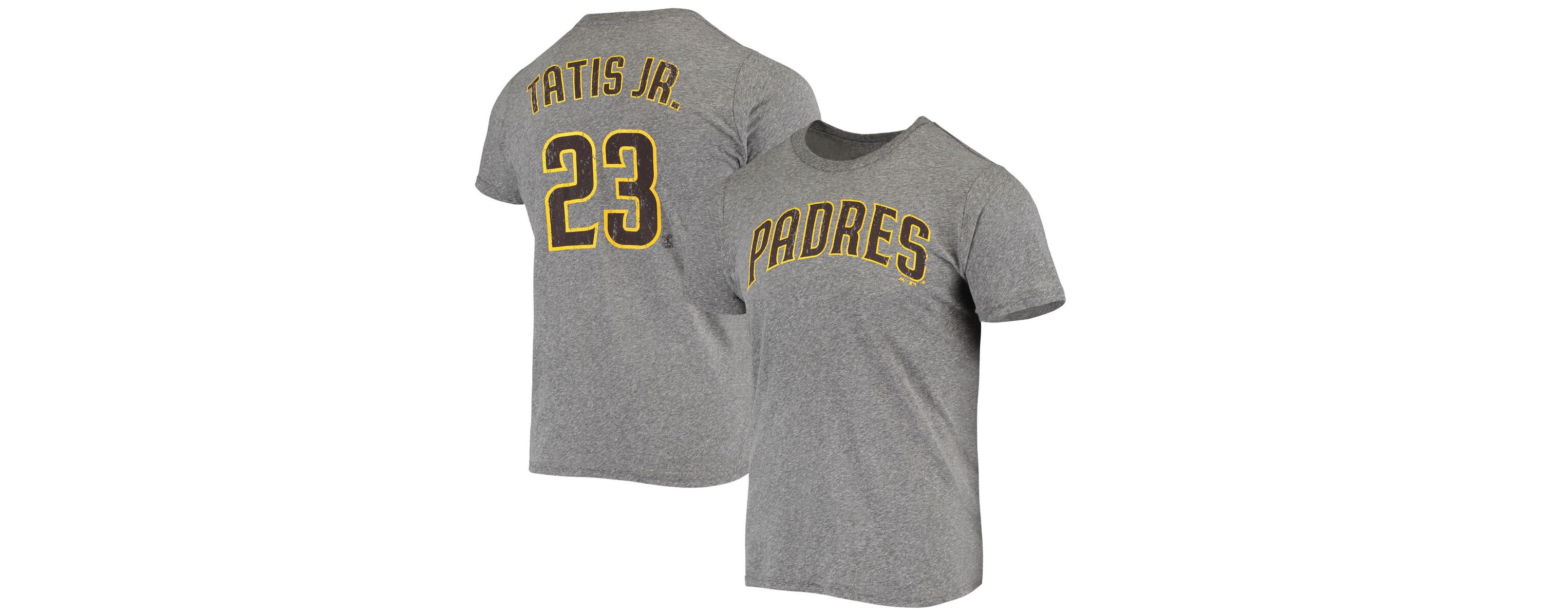 MLB Fernando Tatis Jr. ed San Diego Padres Name & Number Tri-Blend T-Shirt