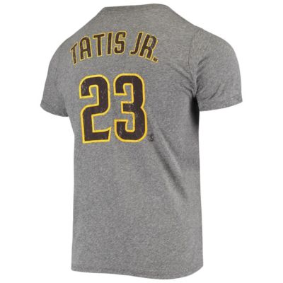 MLB Fernando Tatis Jr. ed San Diego Padres Name & Number Tri-Blend T-Shirt