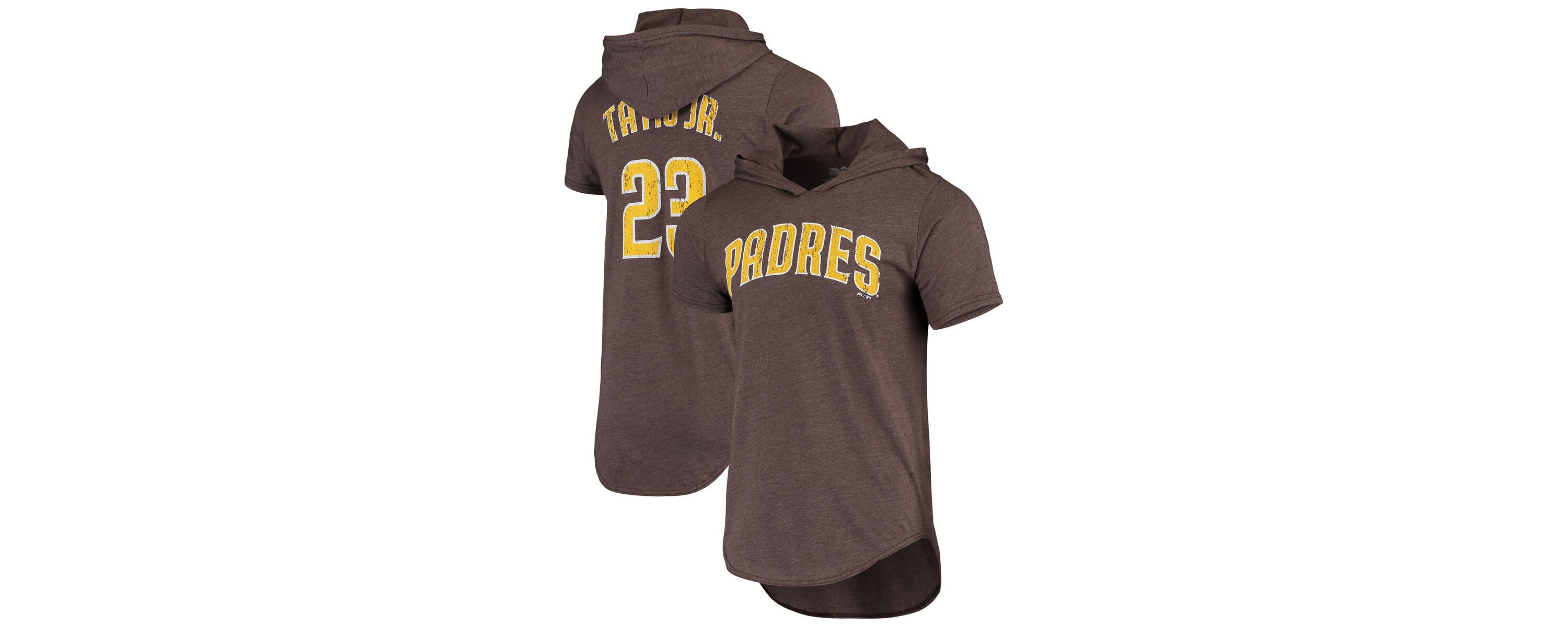 MLB Fernando Tatis Jr. ed San Diego Padres Softhand Player Tri-Blend Hoodie T-Shirt
