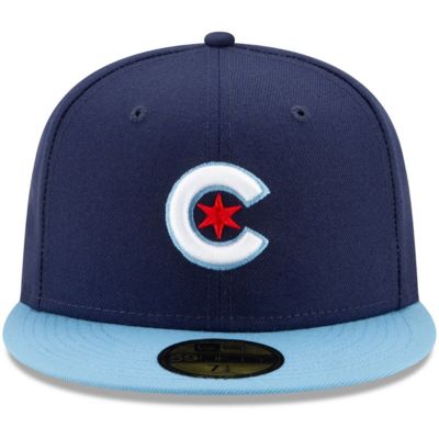 MLB Navy/Light Chicago Cubs 2021 City Connect 59FIFTY Fitted Hat