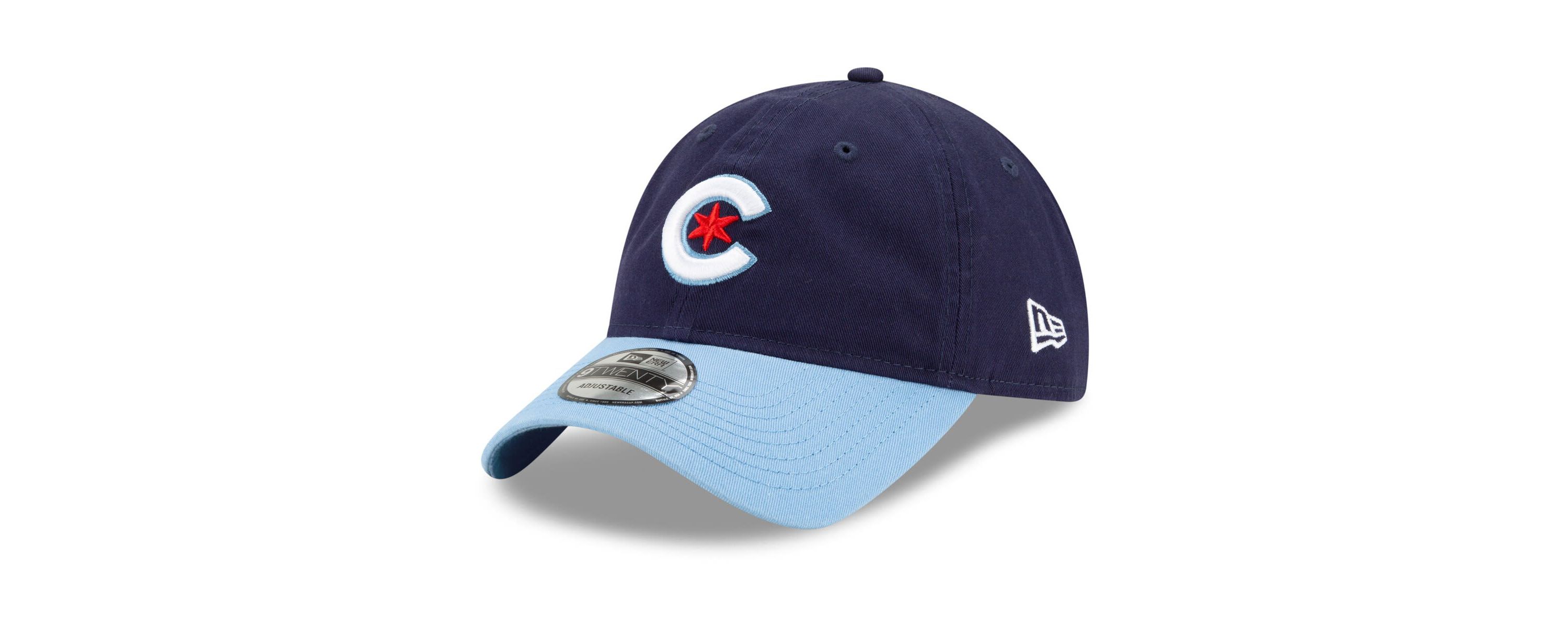 MLB Navy/Light Chicago Cubs 2021 City Connect 9TWENTY Adjustable Hat