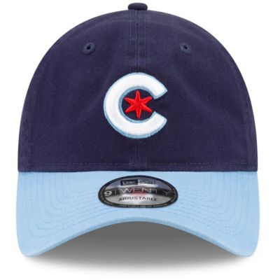 MLB Navy/Light Chicago Cubs 2021 City Connect 9TWENTY Adjustable Hat