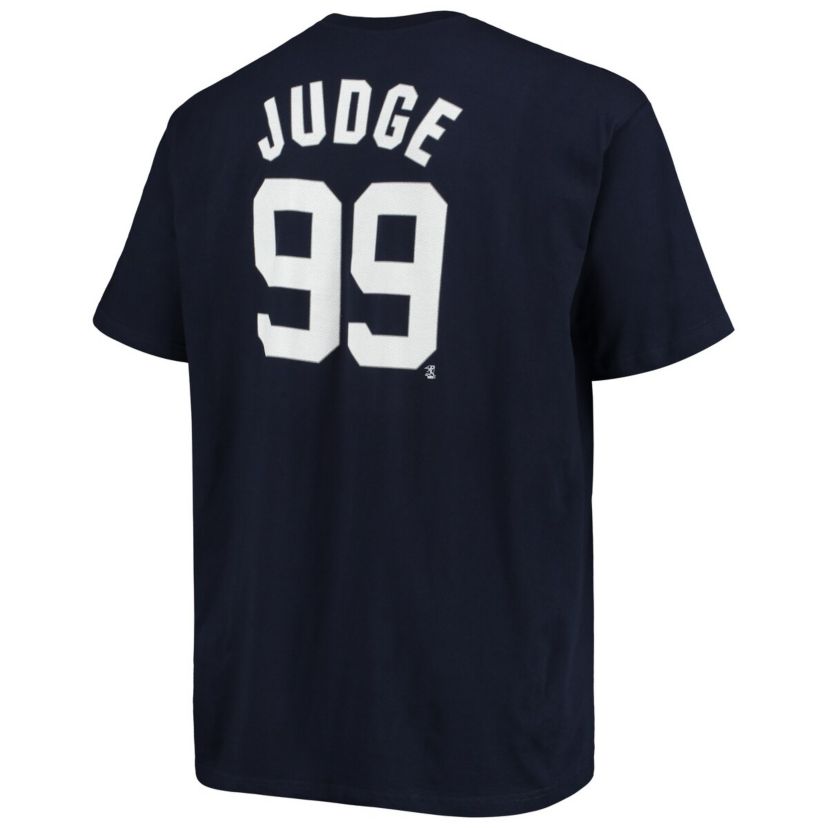 MLB Fanatics Aaron Judge New York Yankees Big & Tall Name & Number T-Shirt