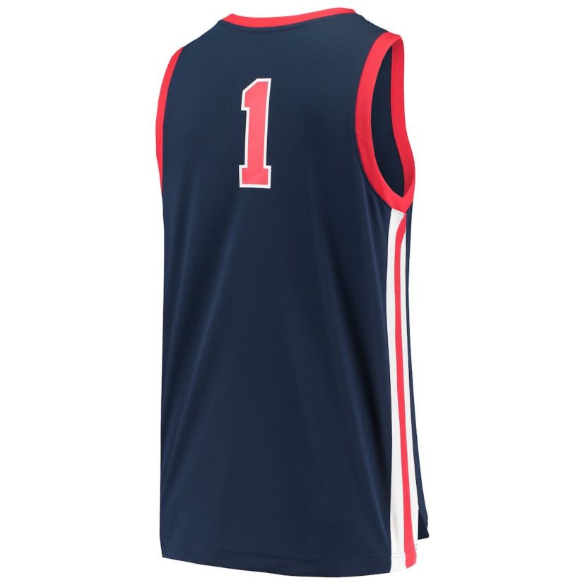 NCAA Nike #1 Ole Miss Rebels Replica Basketball Jersey
