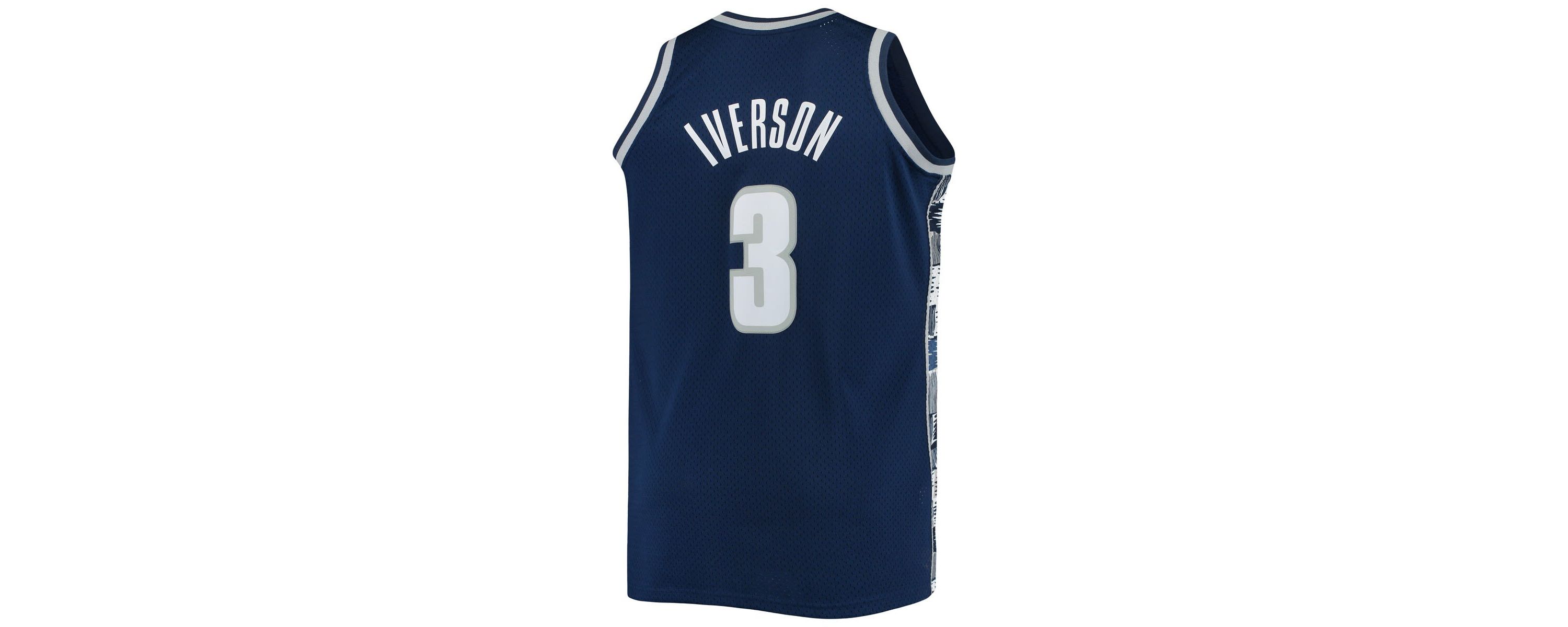 NCAA Allen Iverson Georgetown Hoyas Big & Tall 1995/96 Replica Player Jersey