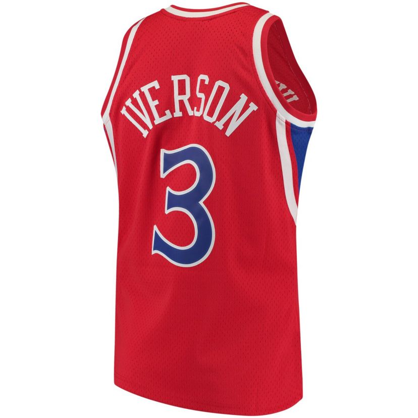 NBA Allen Iverson Philadelphia 76ers 1996/97 Hardwood Classics Authentic Jersey