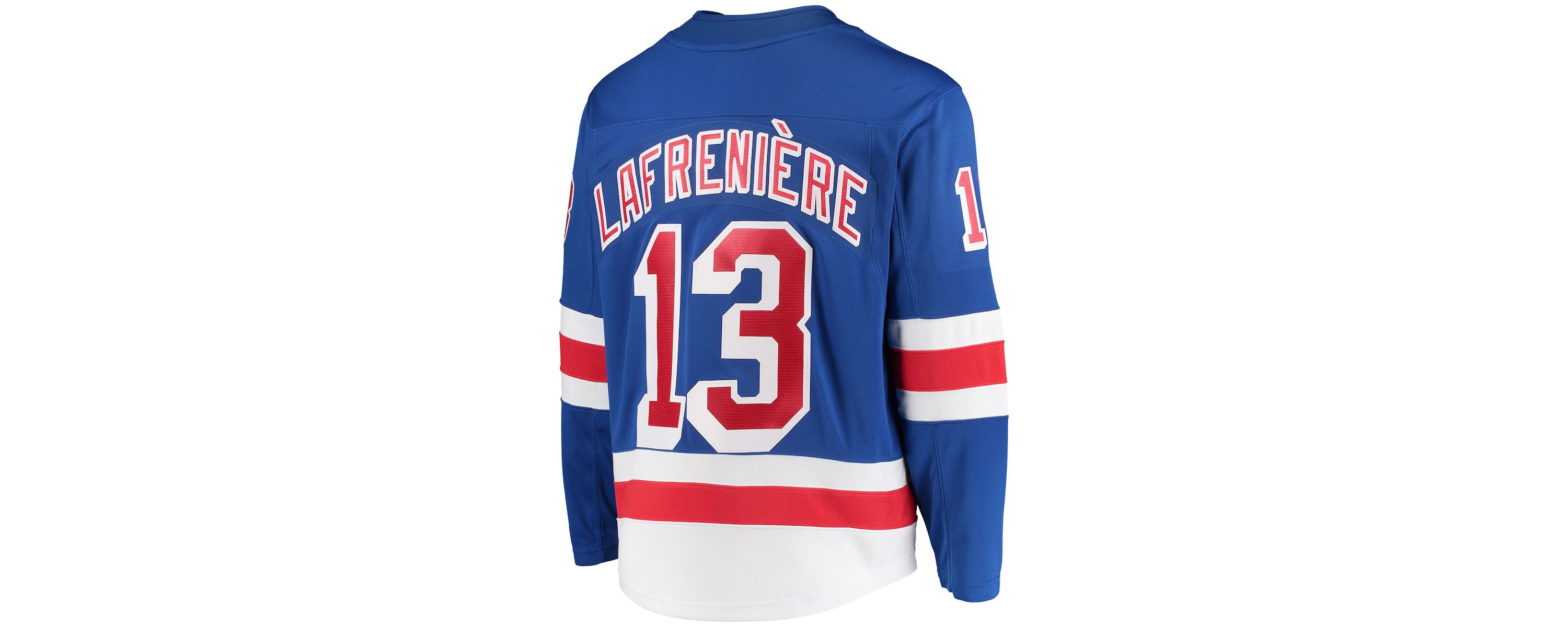 NHL Fanatics Alexis Lafreniere New York Rangers Home Breakaway Jersey