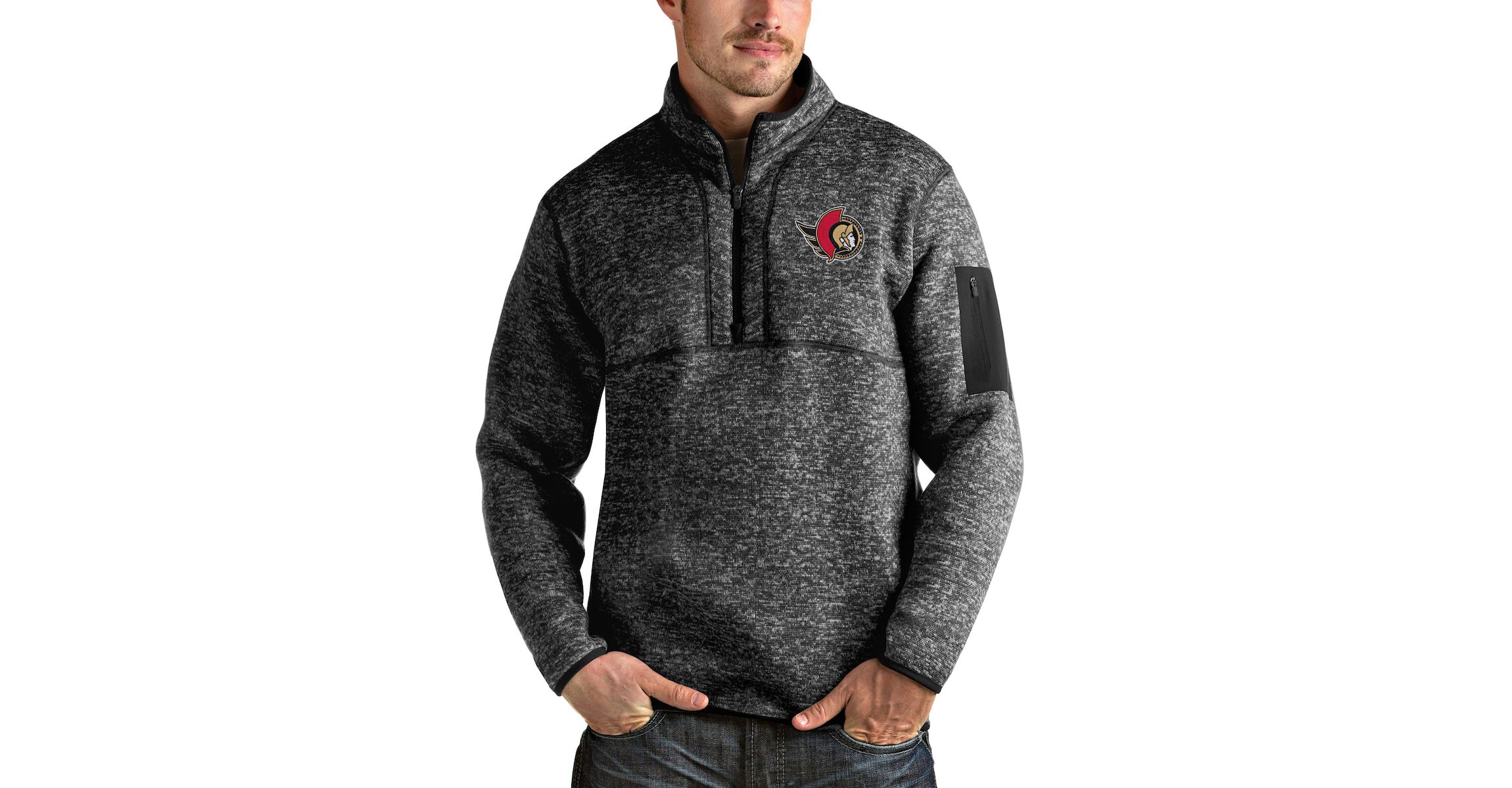 NHL Ottawa Senators Fortune Half-Zip Pullover Jacket