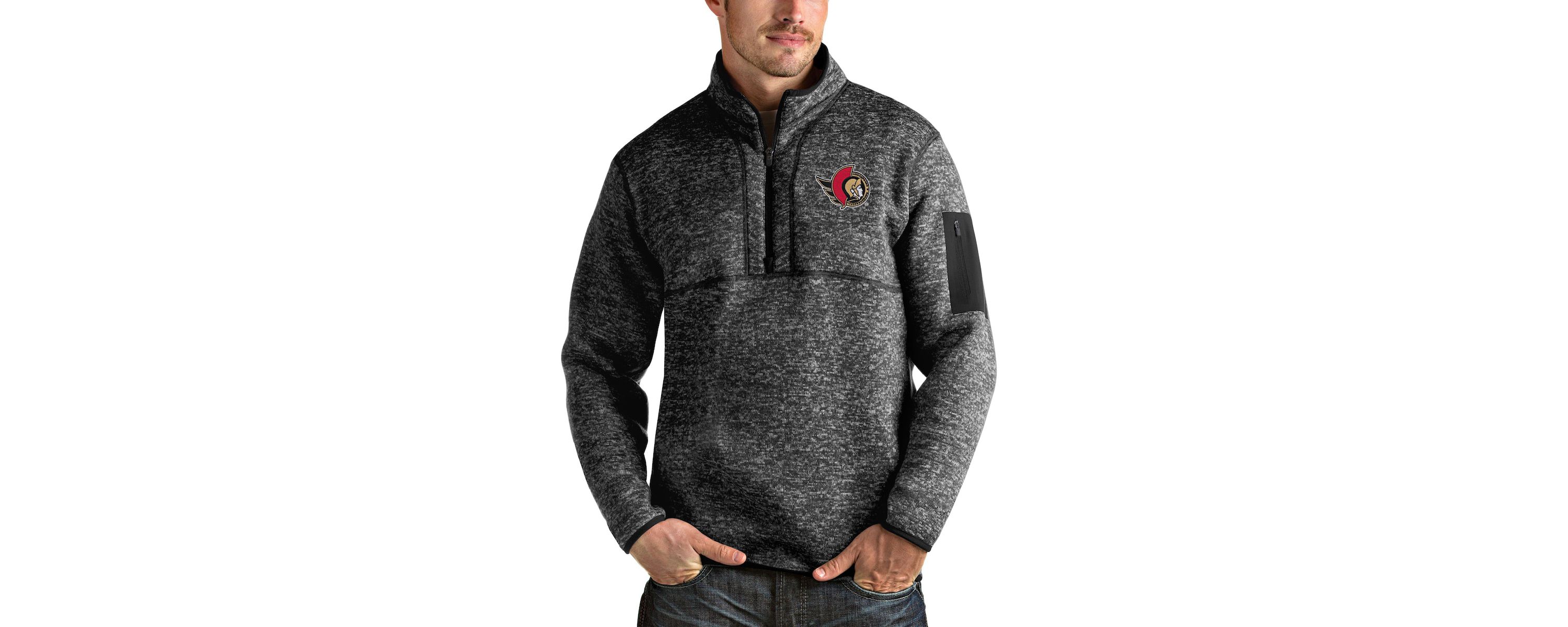 NHL Ottawa Senators Fortune Half-Zip Pullover Jacket