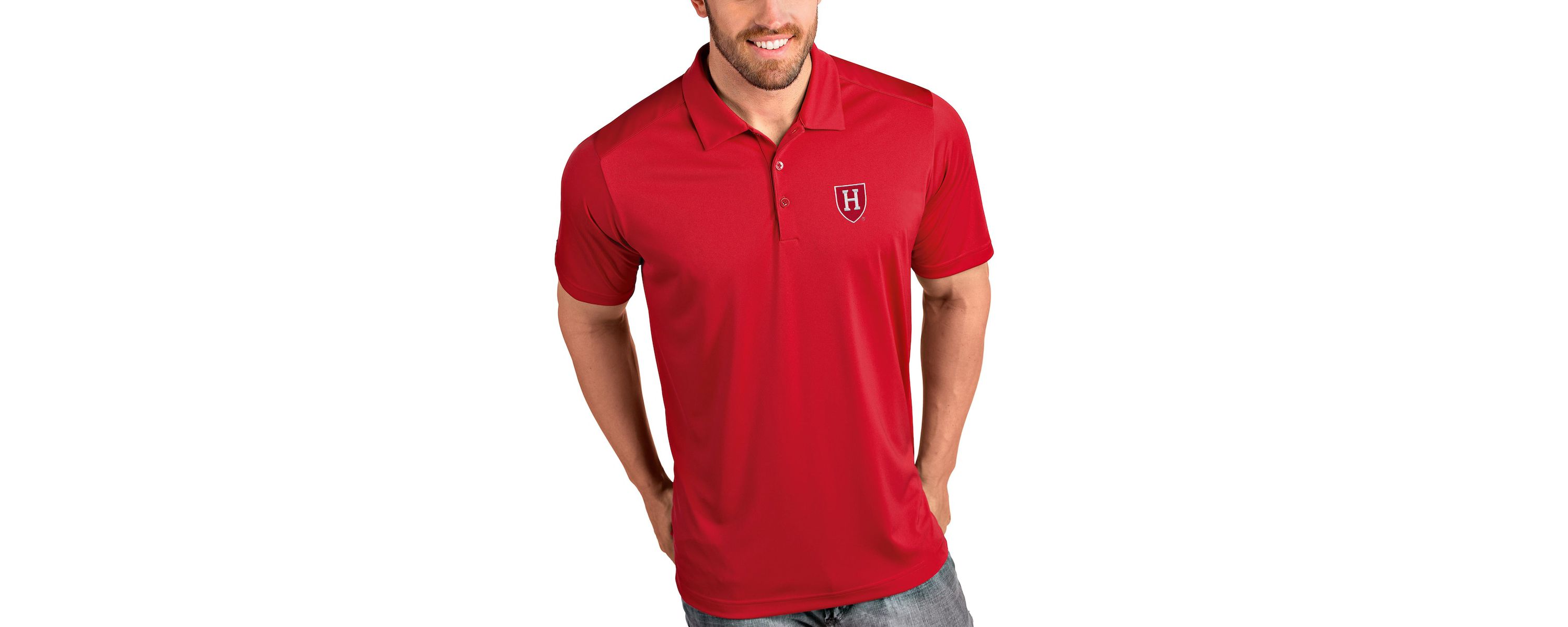 Harvard Crimson NCAA Harvard Tribute Polo