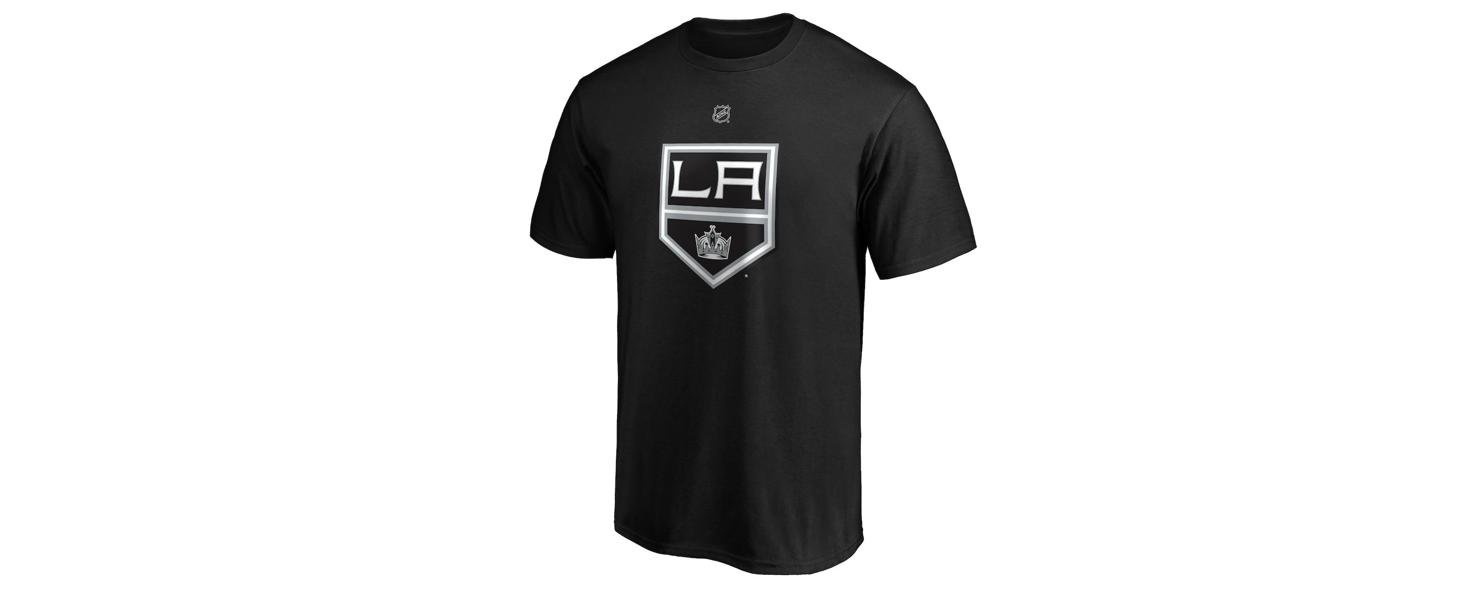 NHL Fanatics Quinton Byfield Los Angeles Kings Authentic Stack Name & Number T-Shirt