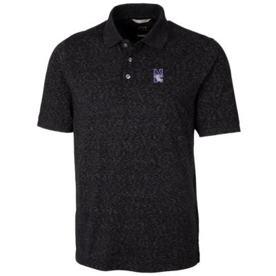 NCAA Northwestern Wildcats Big & Tall Advantage Space Dye Polo