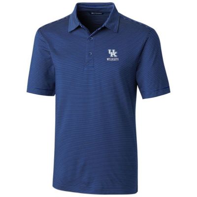 NCAA Kentucky Wildcats Big & Tall Forge Pencil Stripe Logo Polo