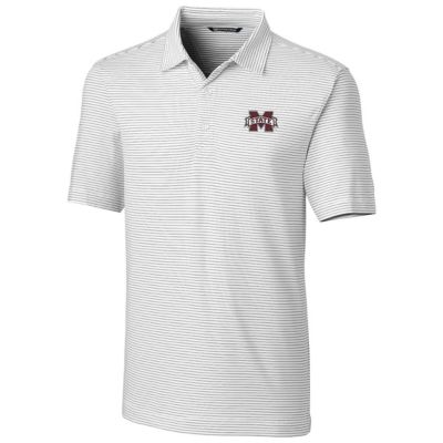 NCAA Mississippi State Bulldogs Big & Tall Forge Pencil Stripe Logo Polo