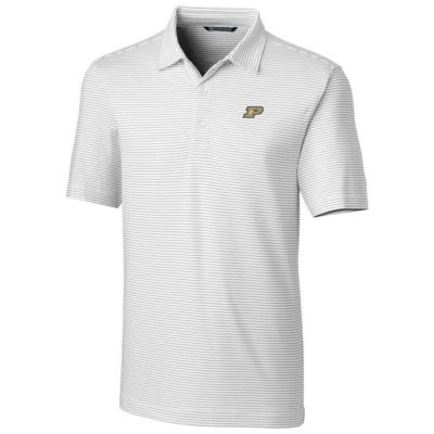 NCAA Purdue Boilermakers Big & Tall Forge Pencil Stripe Logo Polo