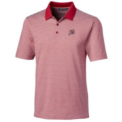 NCAA Utah Utes Big & Tall Forge Tonal Stripe Polo