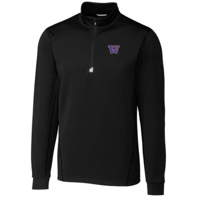 NCAA Washington Huskies Big & Tall Traverse Half-Zip Jacket