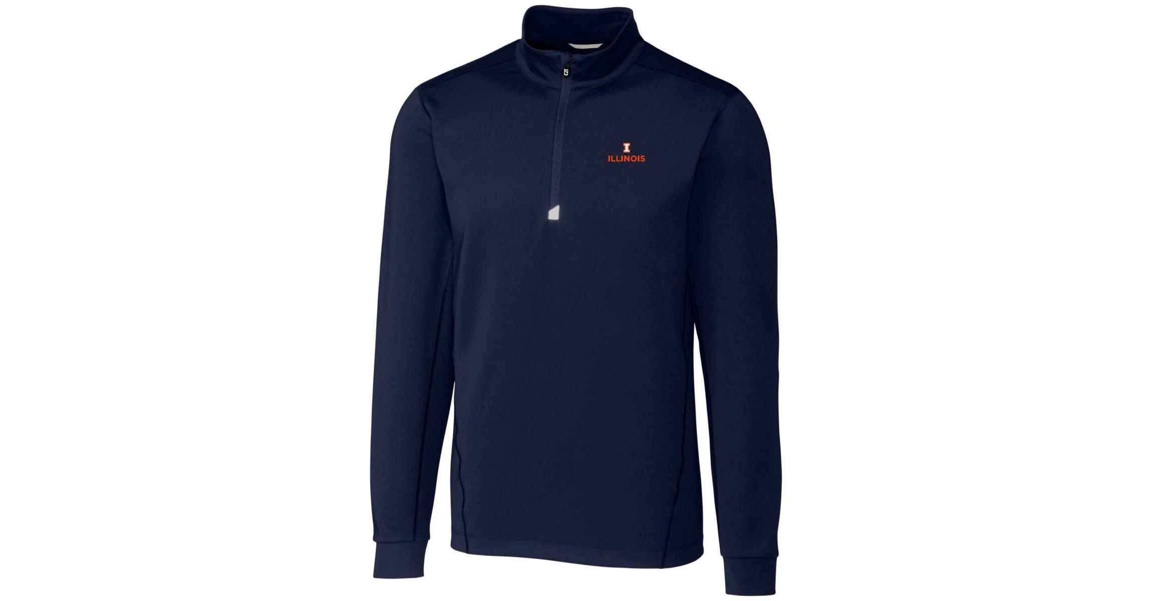 NCAA Illinois Fighting Illini Big & Tall Traverse Half-Zip Jacket