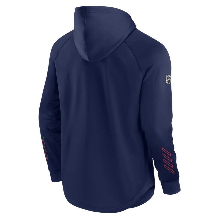 NHL Washington Capitals Authentic Pro Locker Room Raglan Pullover Hoodie