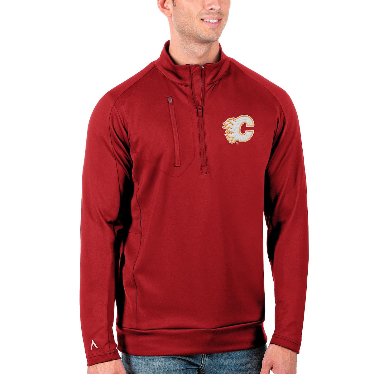 NHL Calgary Flames Generation Quarter-Zip Pullover Jacket