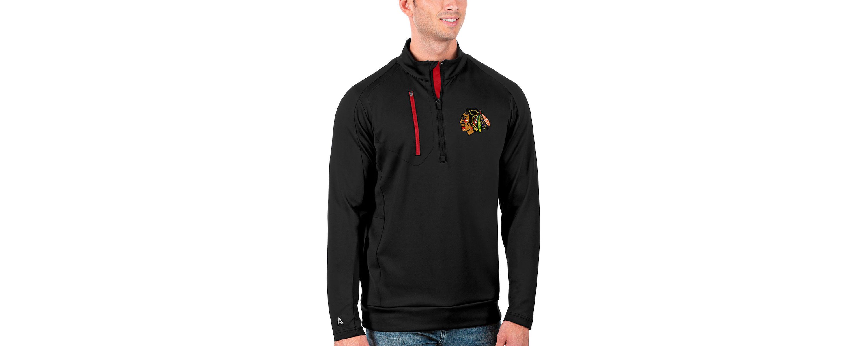 NHL Chicago Blackhawks Generation Quarter-Zip Pullover Jacket