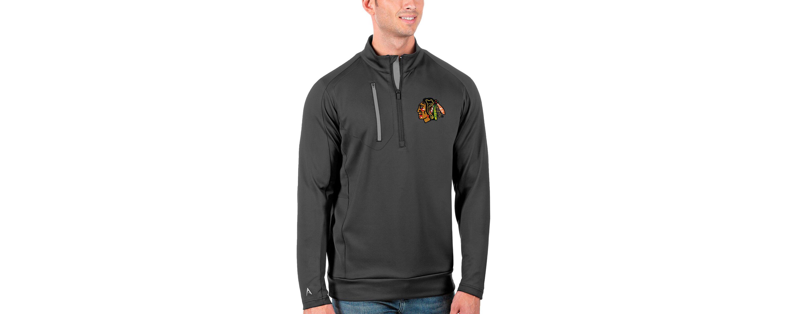 NHL Chicago Blackhawks Generation Quarter-Zip Pullover Jacket