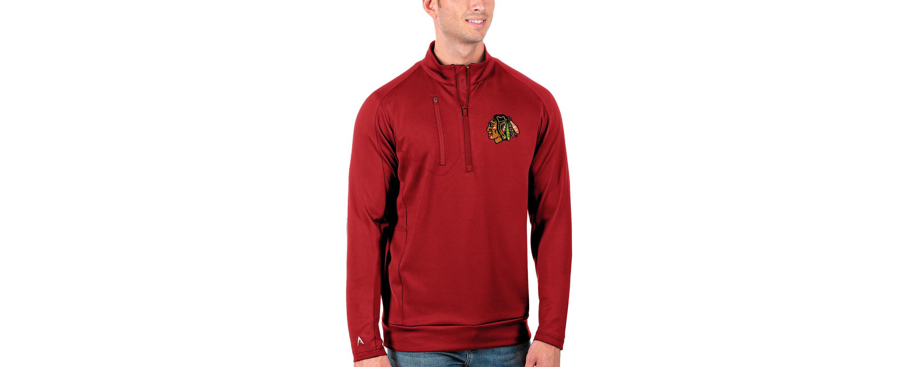 NHL Chicago Blackhawks Generation Quarter-Zip Pullover Jacket