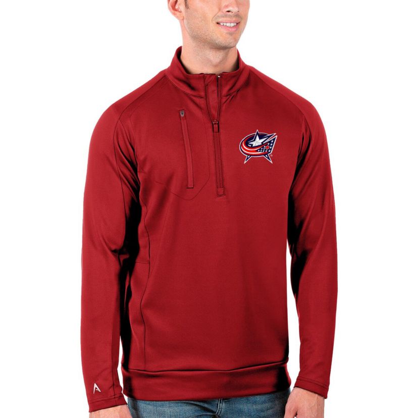 NHL Columbus Jackets Generation Quarter-Zip Pullover Jacket