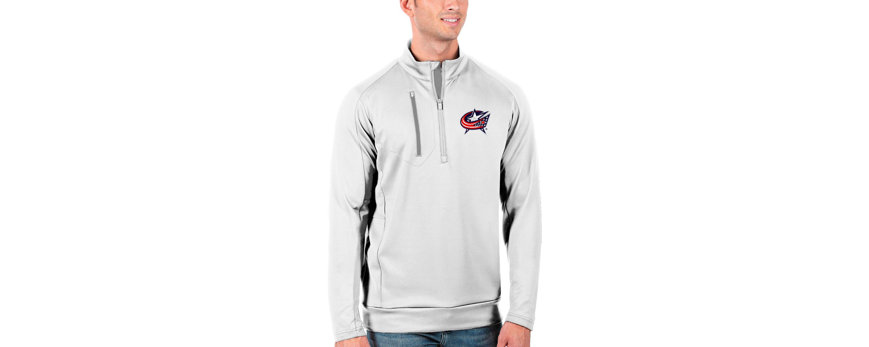 NHL Columbus Jackets Generation Quarter-Zip Pullover Jacket