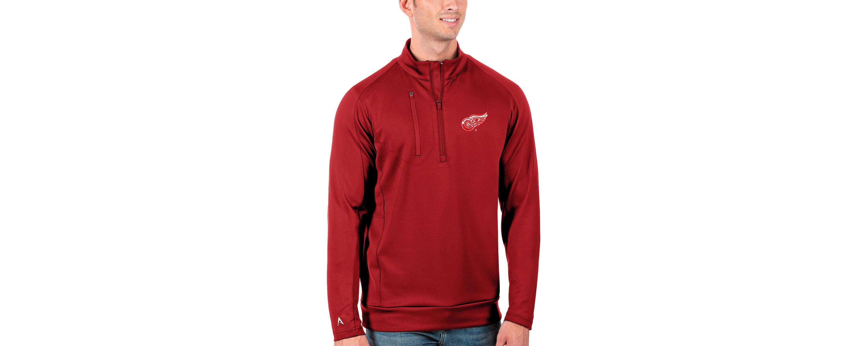 NHL Detroit Wings Generation Quarter-Zip Pullover Jacket