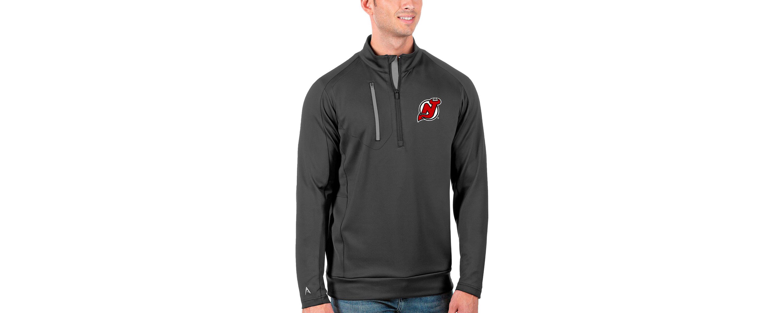 NHL New Jersey Devils Generation Quarter-Zip Pullover Jacket