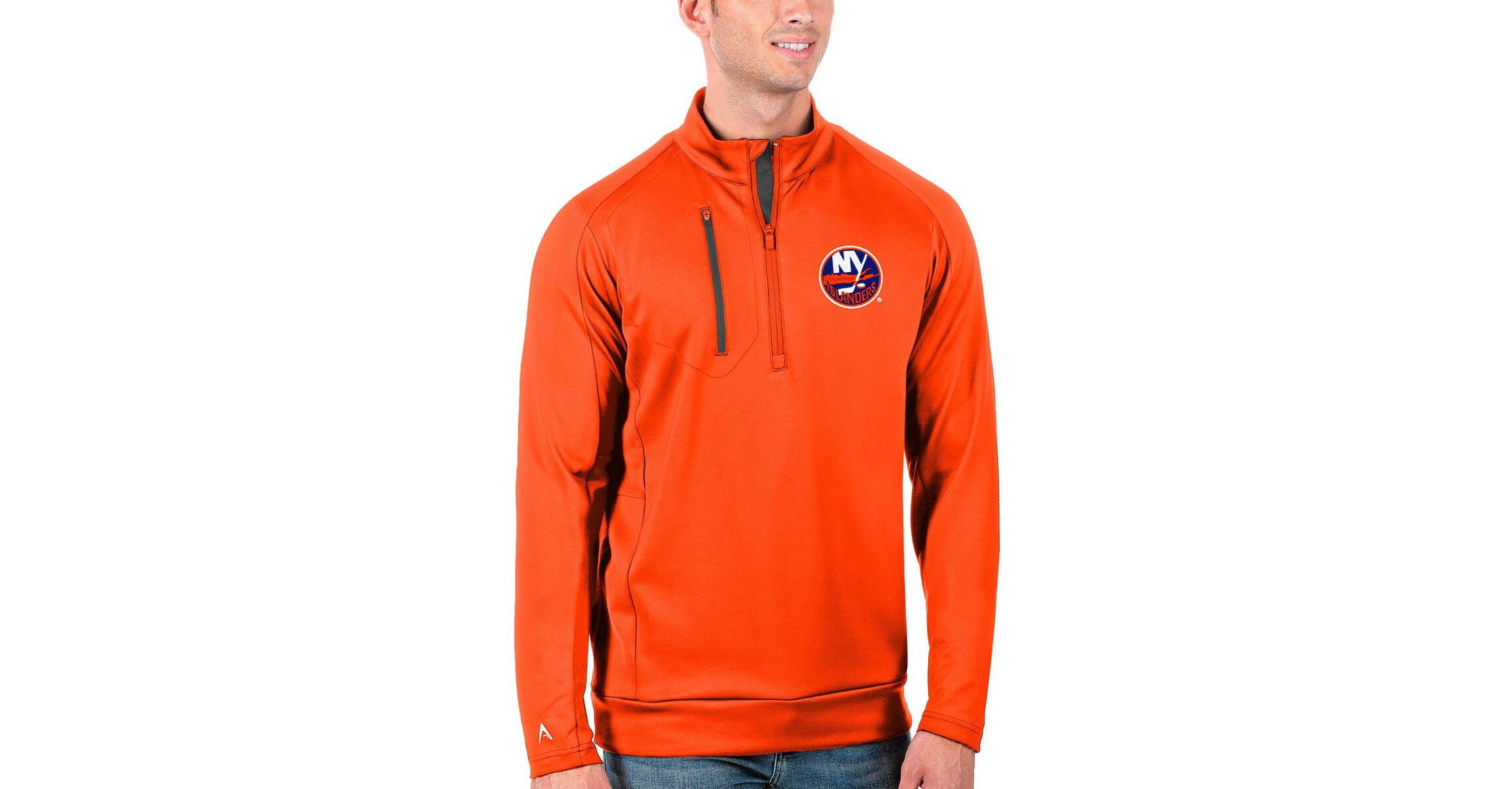 NHL New York Islanders Generation Quarter-Zip Pullover Jacket