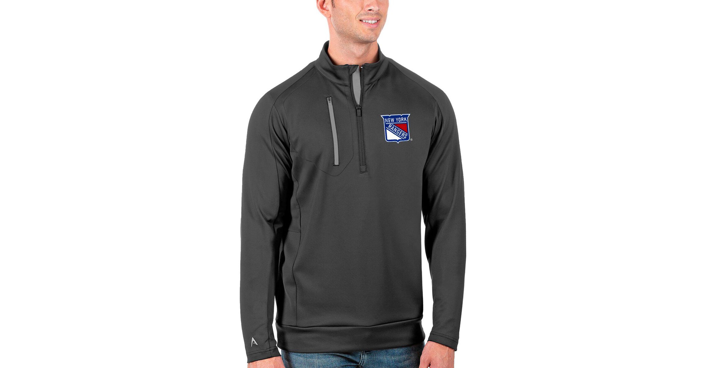 NHL New York Rangers Generation Quarter-Zip Pullover Jacket