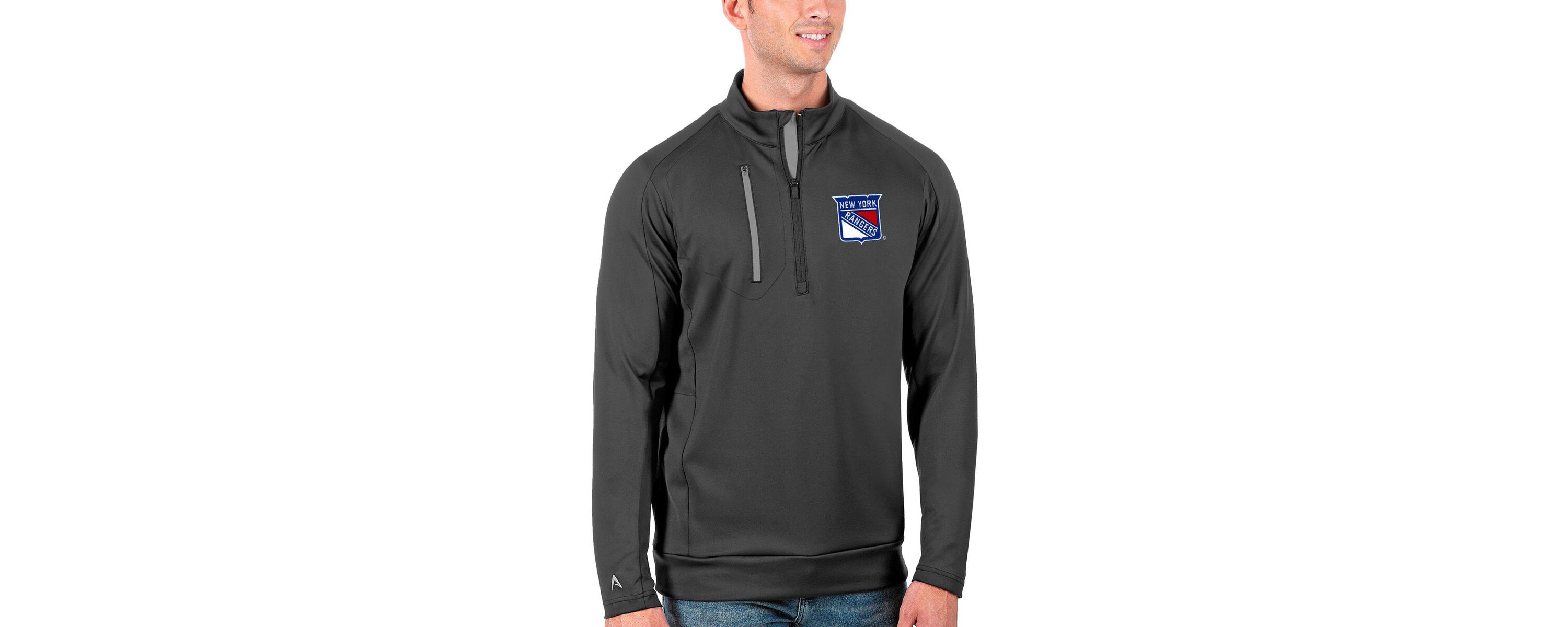 NHL New York Rangers Generation Quarter-Zip Pullover Jacket