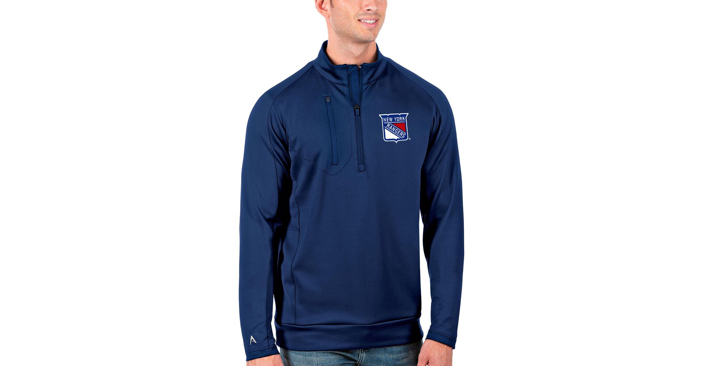 NHL New York Rangers Generation Quarter-Zip Pullover Jacket