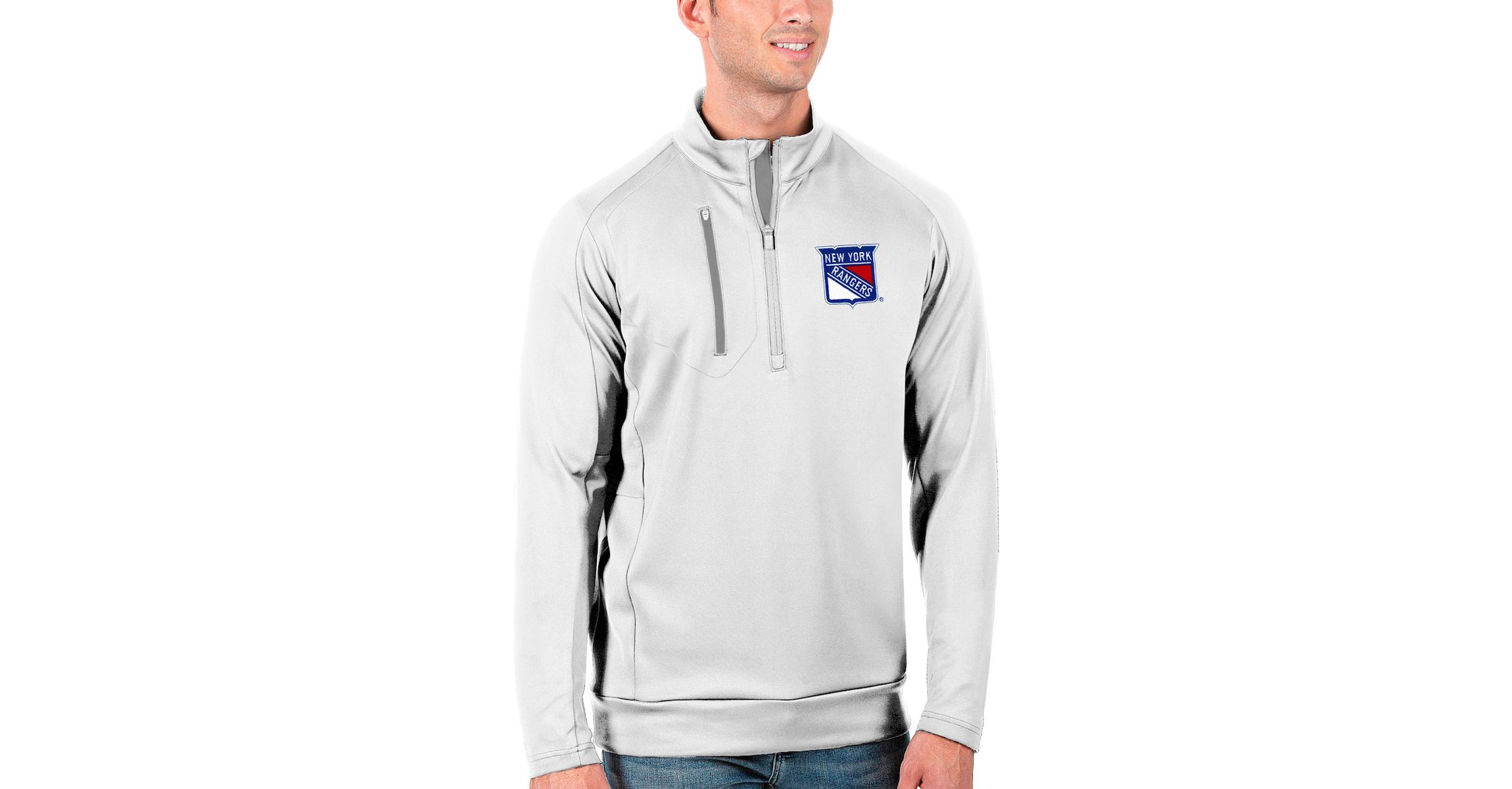 NHL New York Rangers Generation Quarter-Zip Pullover Jacket