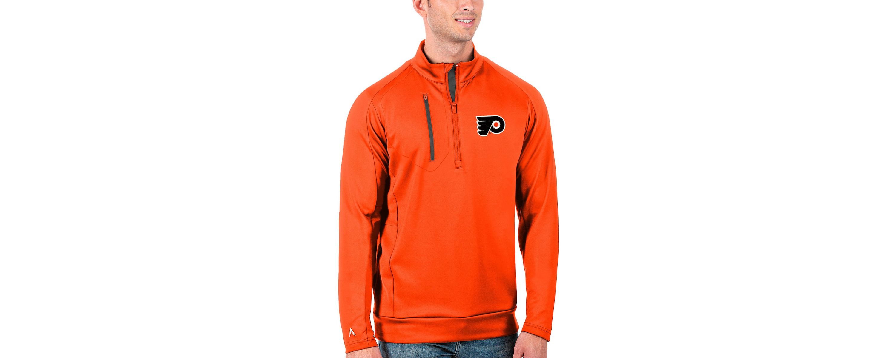 NHL Philadelphia Flyers Generation Quarter-Zip Pullover Jacket