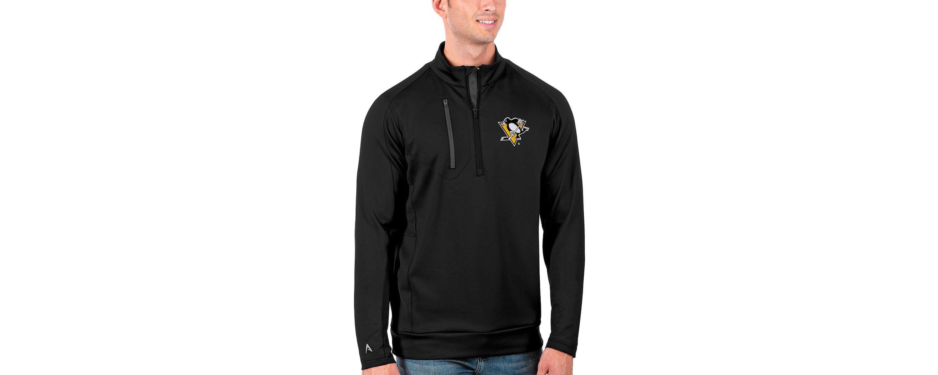 NHL Pittsburgh Penguins Generation Quarter-Zip Pullover Jacket