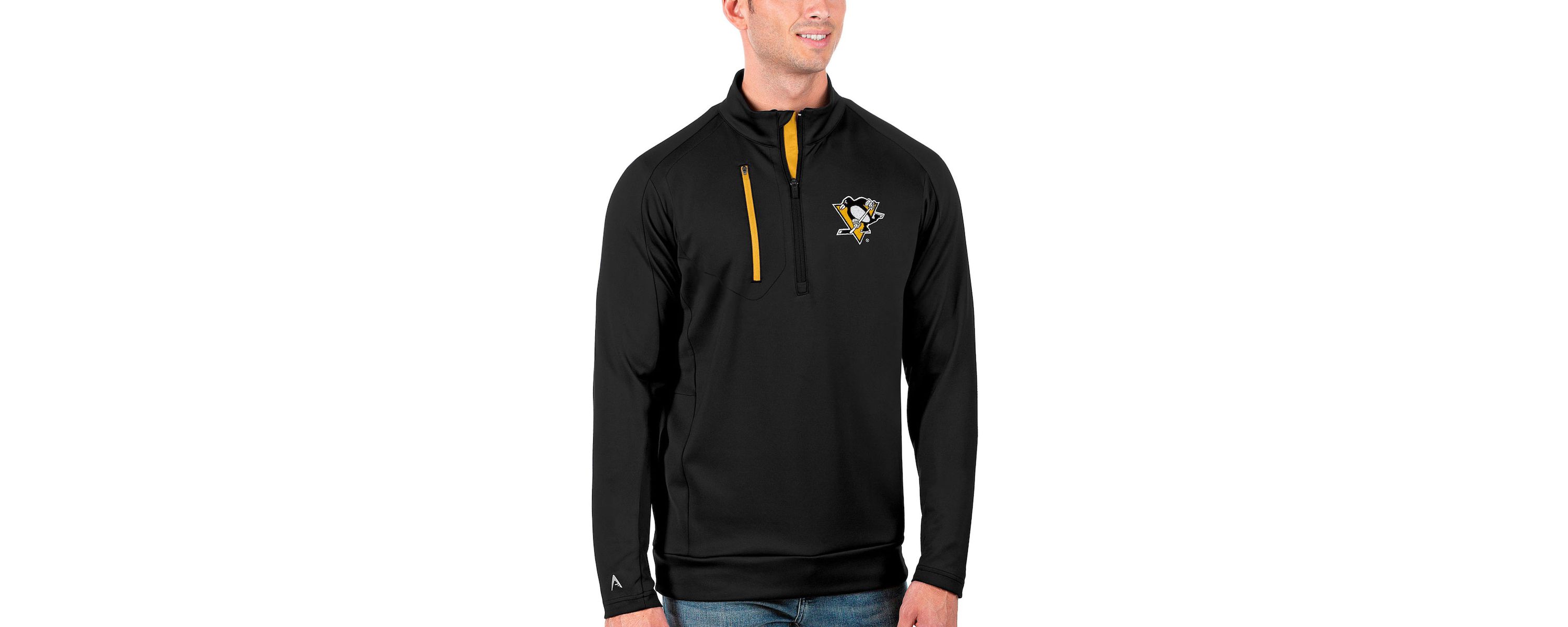 NHL Pittsburgh Penguins Generation Quarter-Zip Pullover Jacket