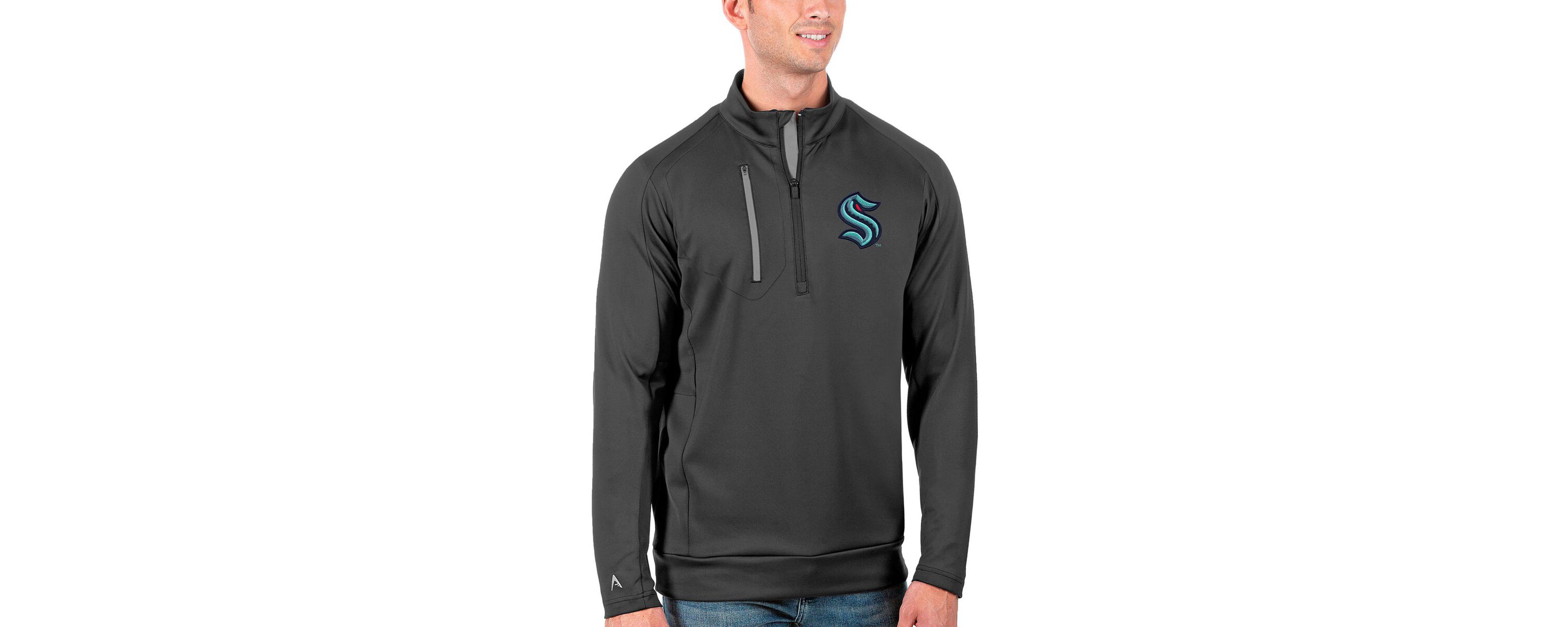 NHL Seattle Kraken Generation Quarter-Zip Pullover Jacket