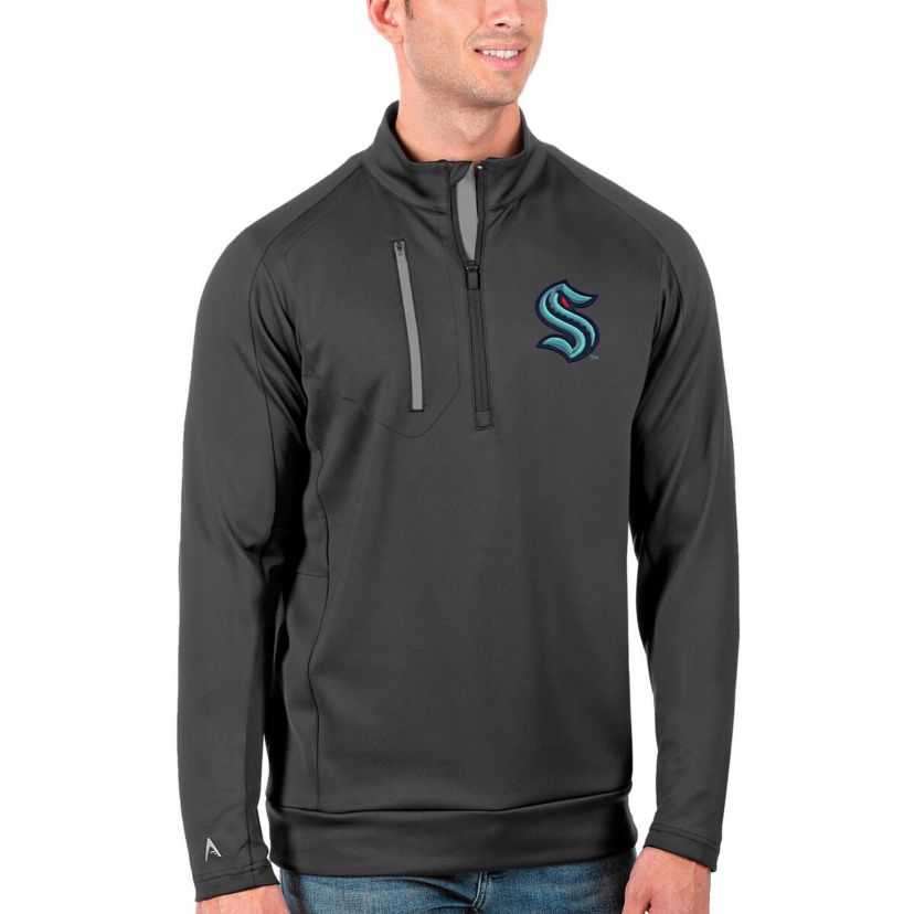 NHL Seattle Kraken Generation Quarter-Zip Pullover Jacket