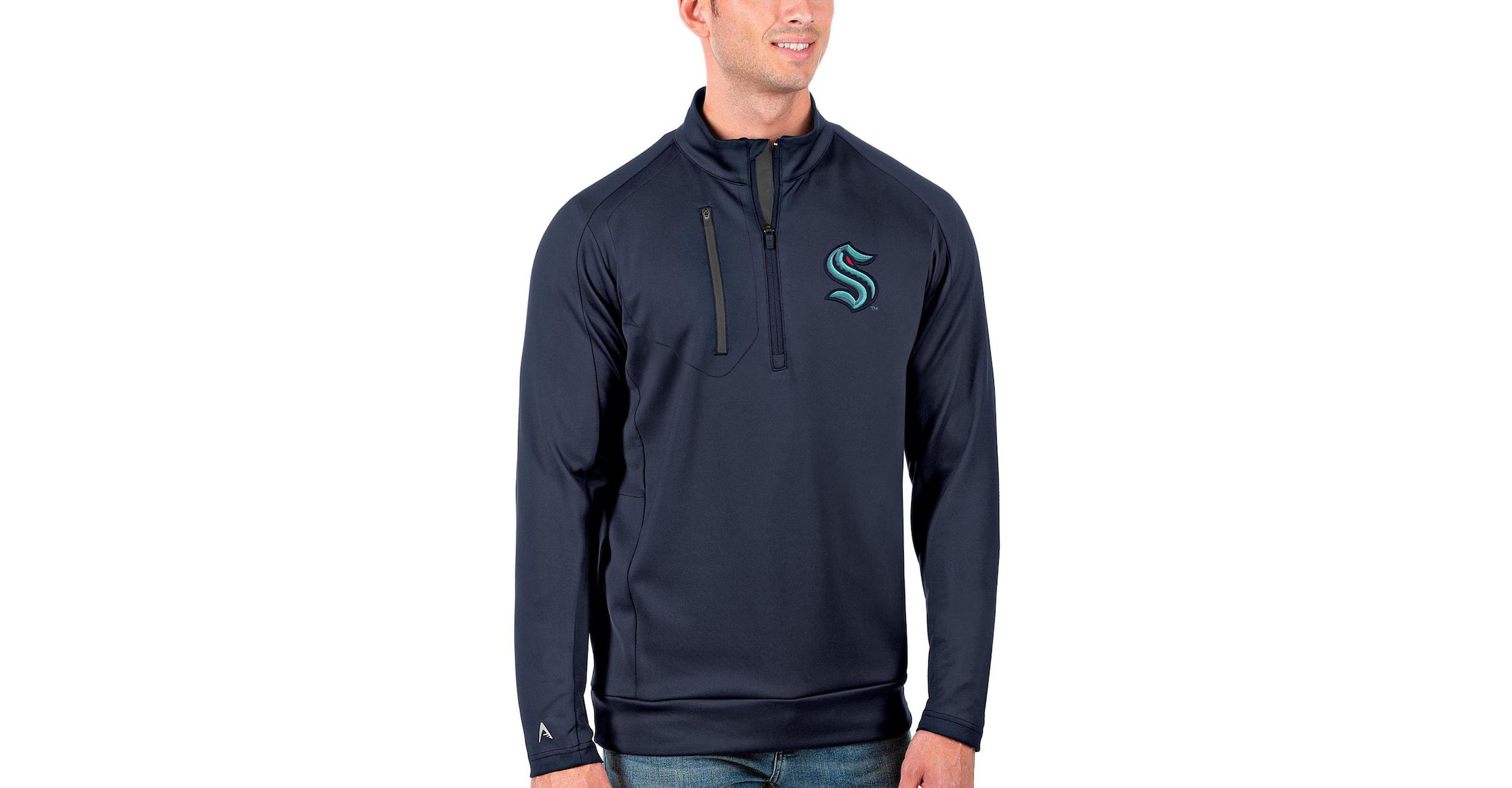 NHL Seattle Kraken Generation Quarter-Zip Pullover Jacket