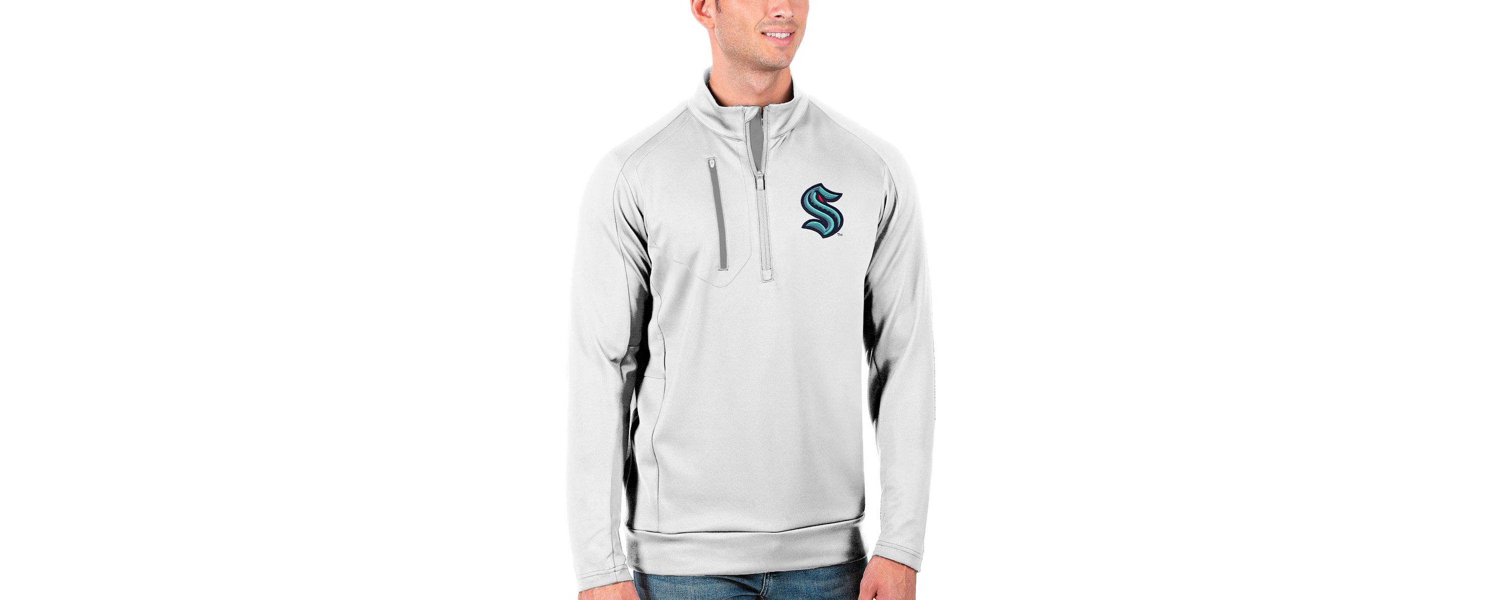 NHL Seattle Kraken Generation Quarter-Zip Pullover Jacket