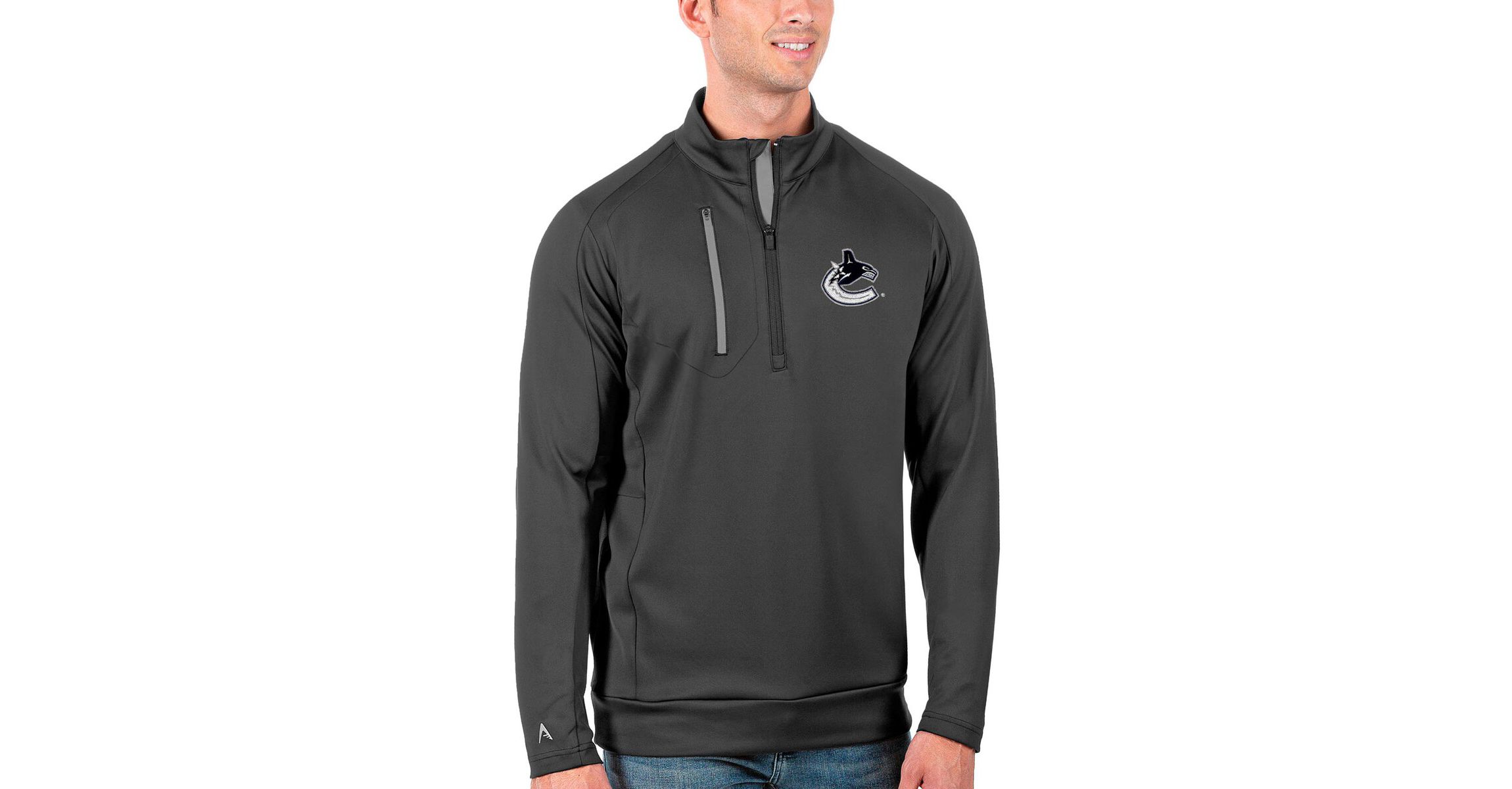 NHL Vancouver Canucks Generation Quarter-Zip Pullover Jacket