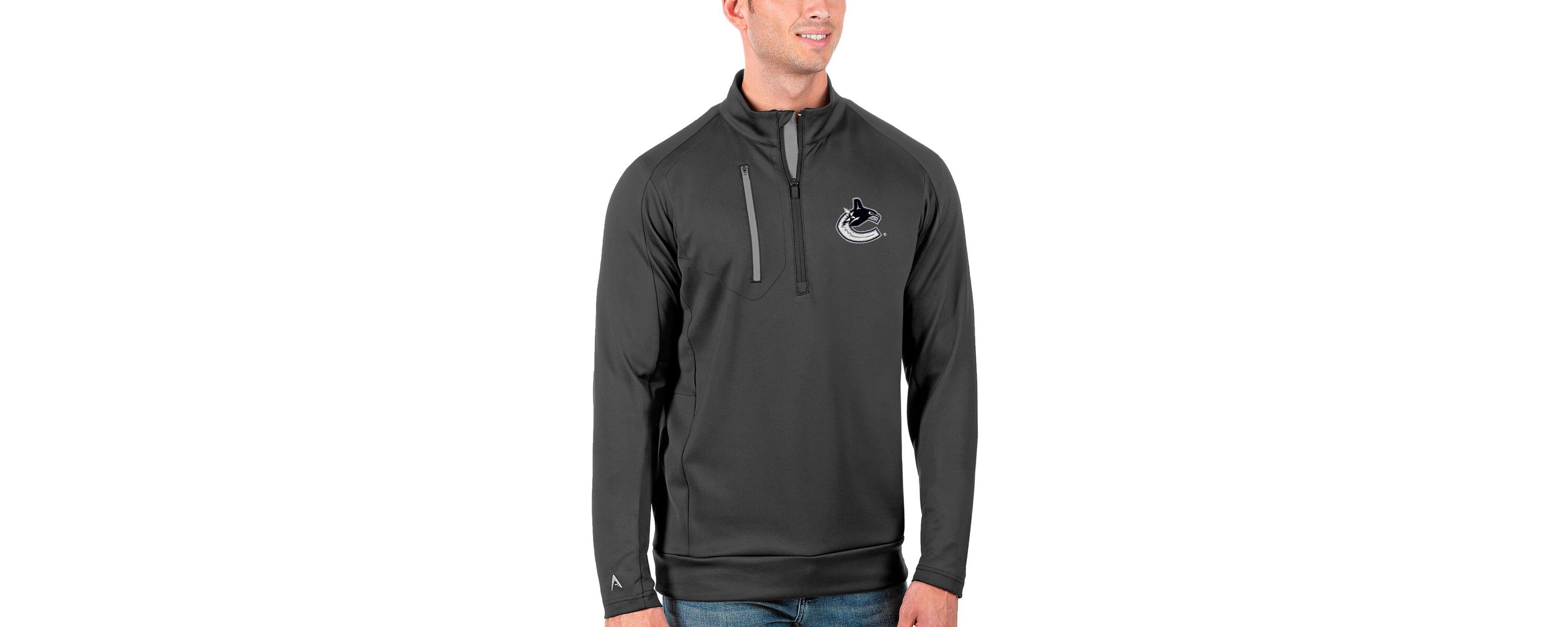 NHL Vancouver Canucks Generation Quarter-Zip Pullover Jacket