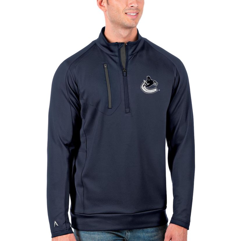 NHL Vancouver Canucks Generation Quarter-Zip Pullover Jacket