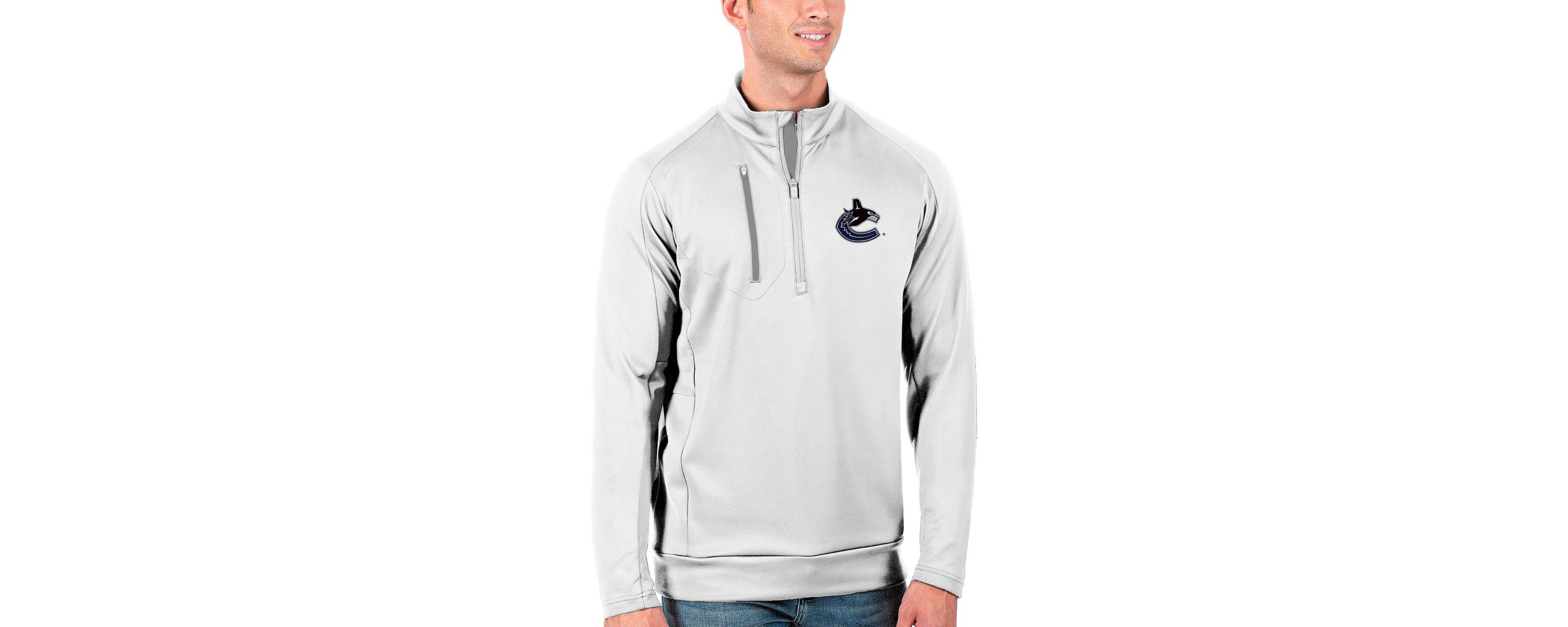 NHL Vancouver Canucks Generation Quarter-Zip Pullover Jacket