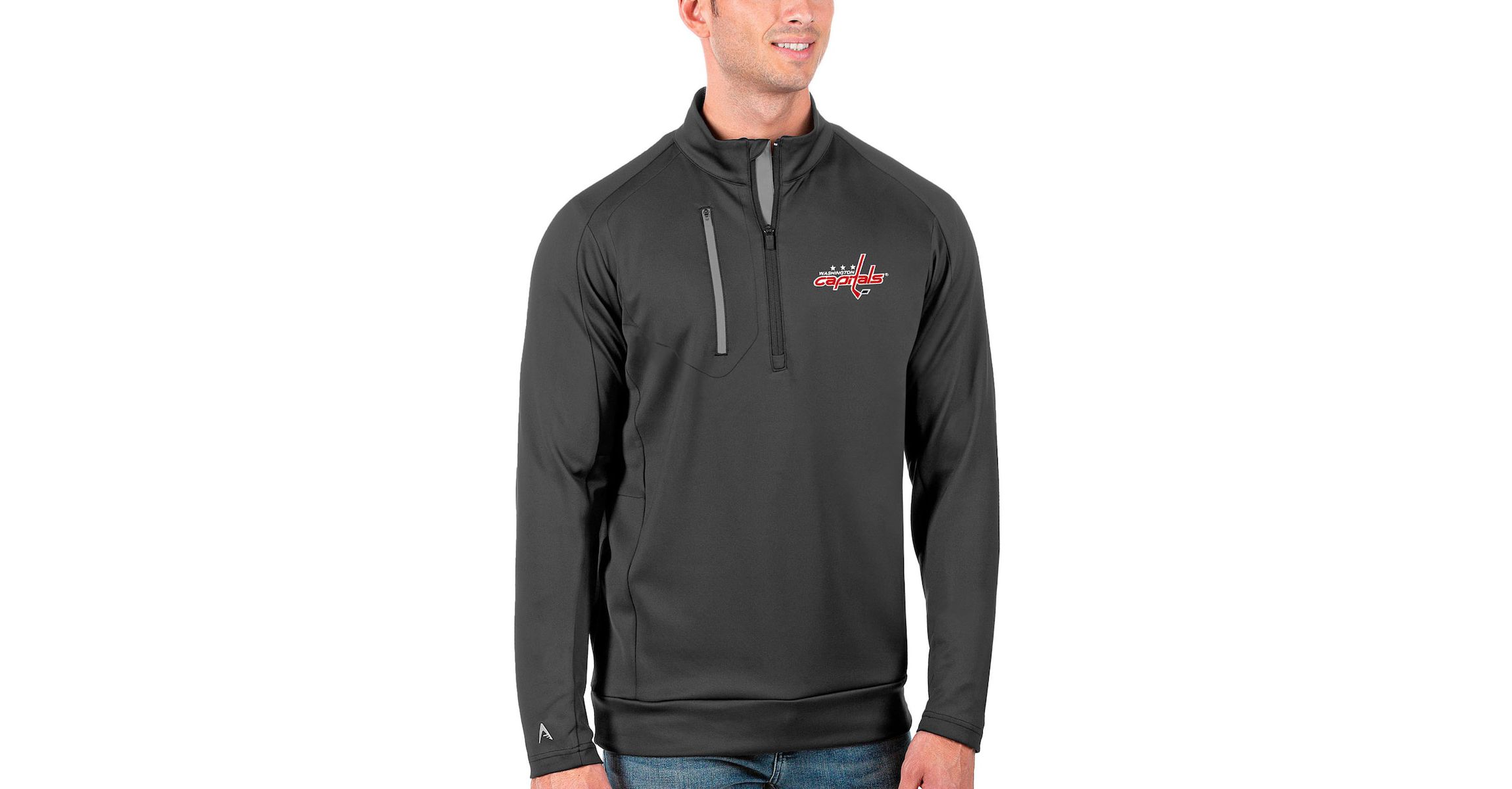 NHL Washington Capitals Generation Quarter-Zip Pullover Jacket