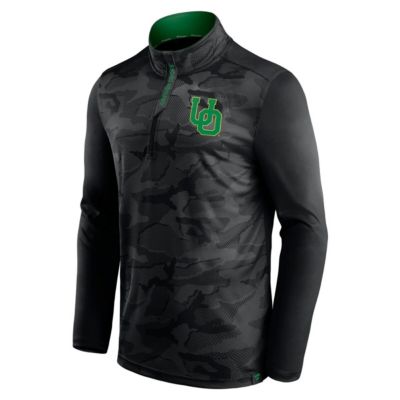 NCAA Fanatics Oregon Ducks Depth Chart Jacquard Quarter-Zip Jacket