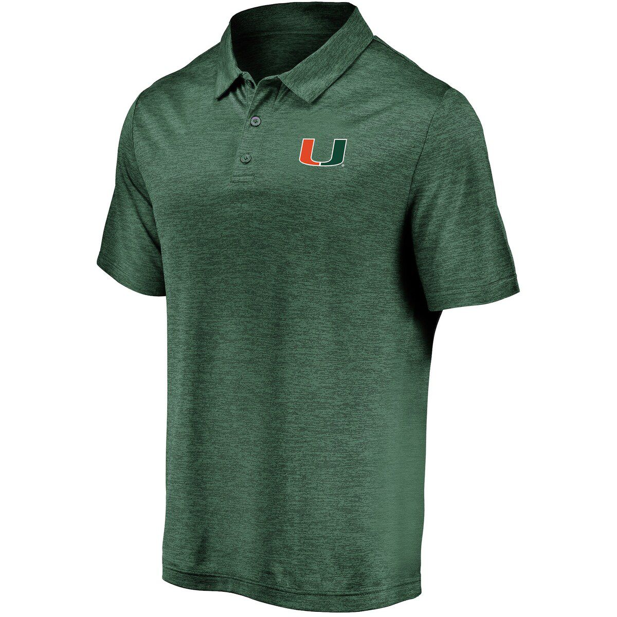 Miami (FL) Hurricanes NCAA Fanatics Miami Hurricanes Primary Logo Striated Polo